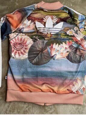 Adidas Originals Curso Jacket Size US Womens Small Retro Glam Hip